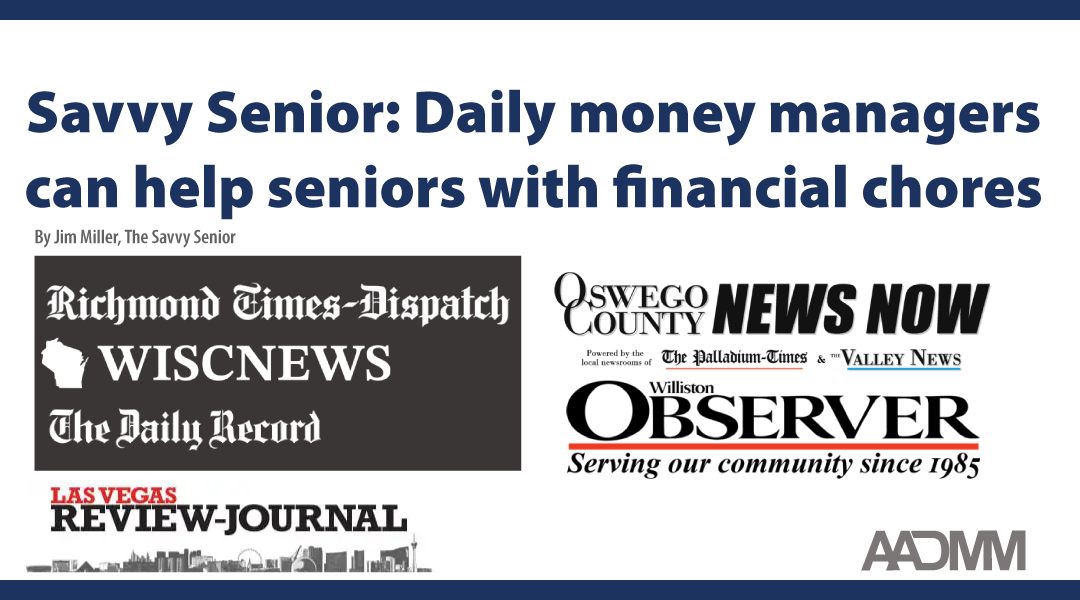 Savvy Senior: Daily money managers can help with financial chores