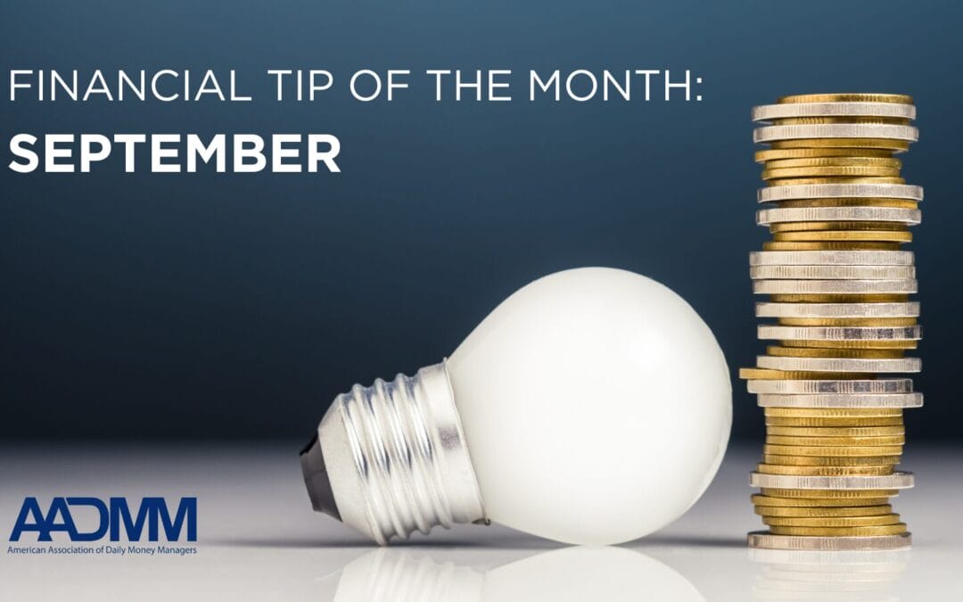September: Financial Tip of the Month